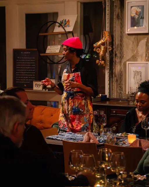 Houston’s Olympic Chef Creates a Showcase Dinner and Sunday Rent Party Series — In Sound and Color With Dawn Burrell