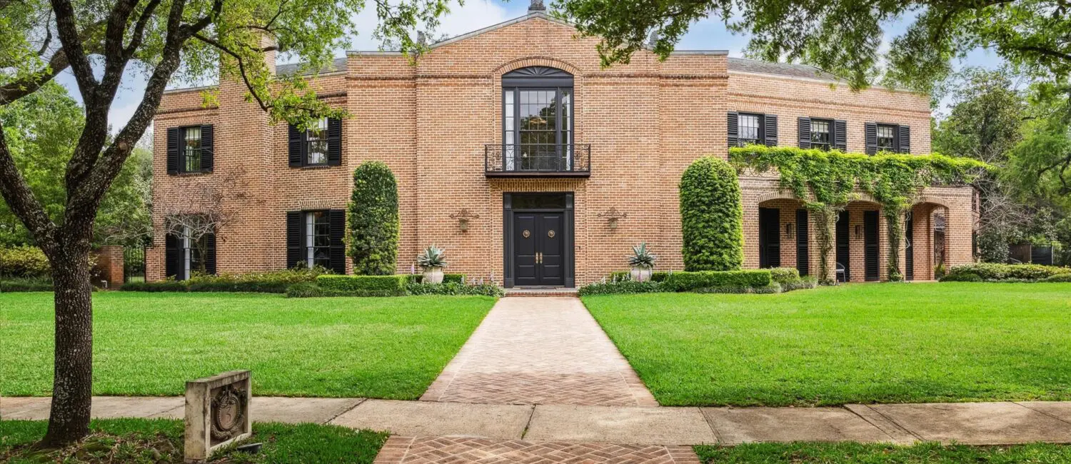 The John Staub-designed home at 3 Remington Lane, on the National Register of Historic Places, hits the market for $9,790,000. (Photo by TK Images)