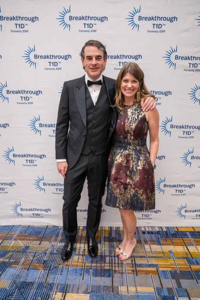 Brian & Jordan Amis at the Breakthrough T1D (formerly JDRF) gala (Photo by CJ Martinez)