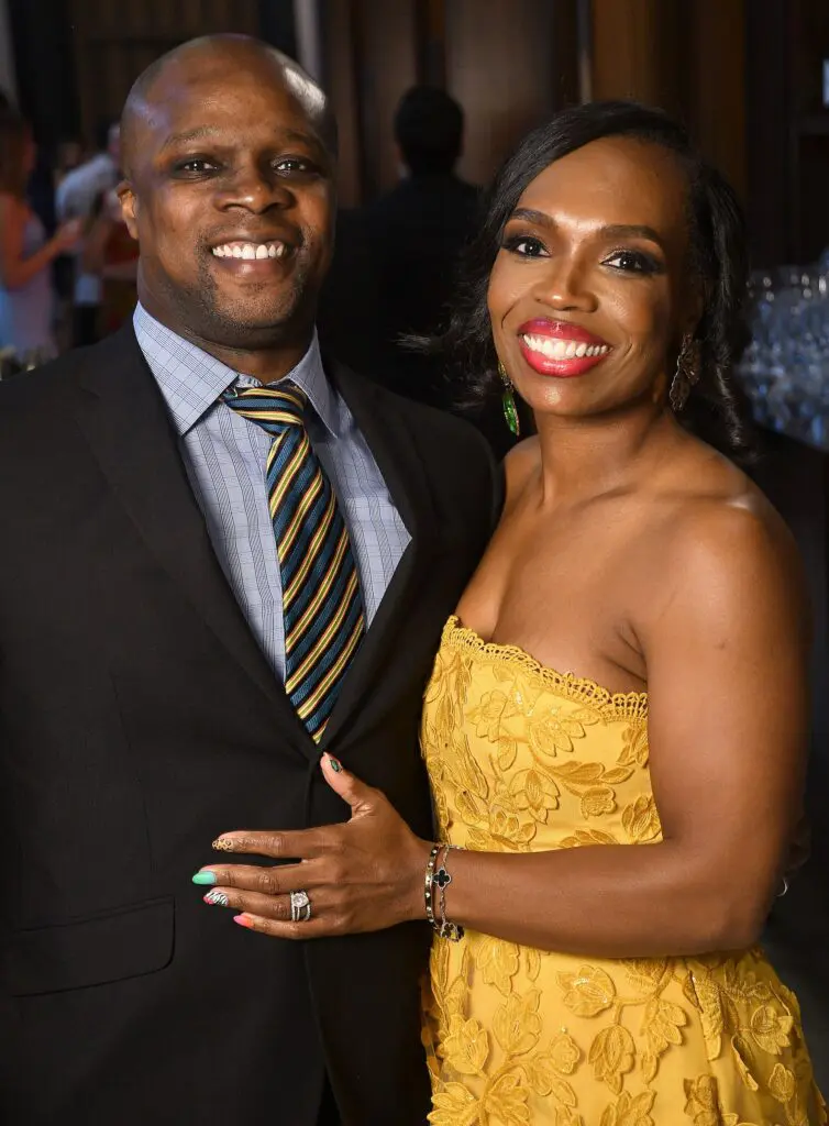 Cornelius Adetiba & Dr. Gina Blocker at Women in Medicine (Photo by Dave Rossman)