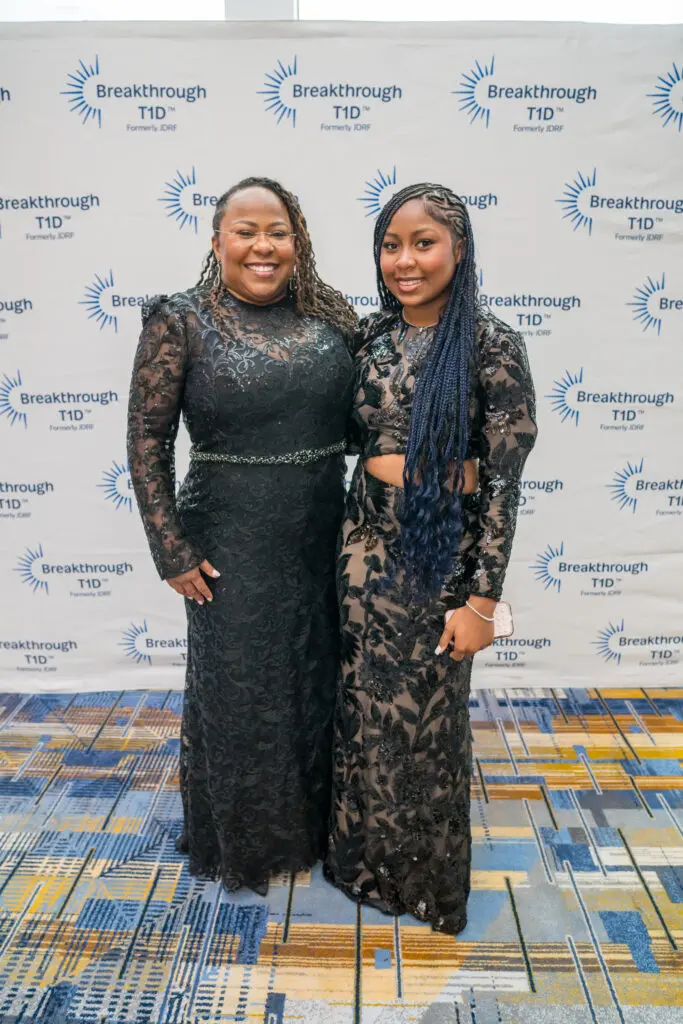 Dee Dee & Sydnie Stephens-Broussard at the Breakthrough T1D (formerly JDRF) gala (Photo by CJ Martinez)