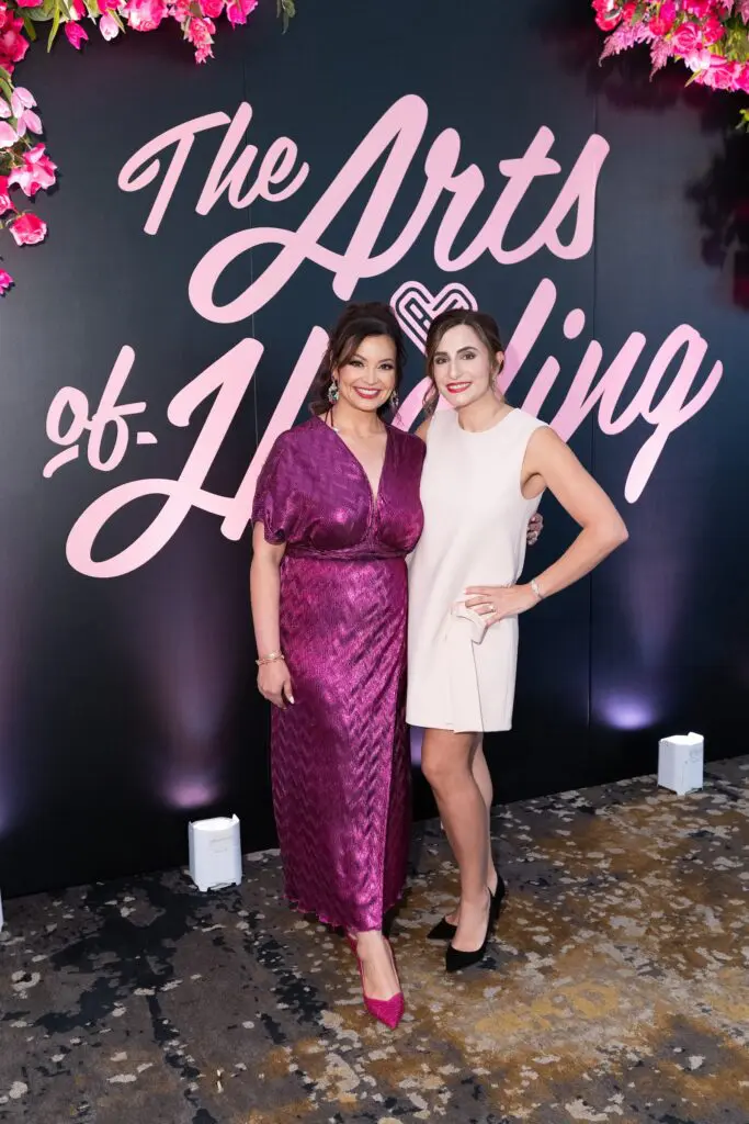 Dr. Dalia Moghazy, Dr. Shaden Khalaf at Women in Medicine (Photo by Daniel Ortiz)