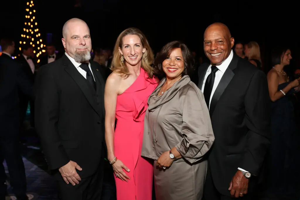 Dr. Jamie & Suzanne McCarthy, Valerie & Sam Golden at the Memorial Hermann Foundation gala. (Photo by Priscilla Dickson)