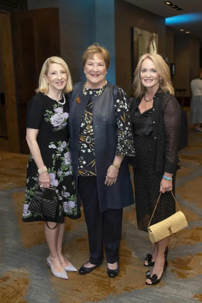 JLD Milestones Luncheon Co-Chair Debbie Oates, Margo Goodwin, and Susan McSherry (Photo by Tamytha Cameron and Celeste Cass)
