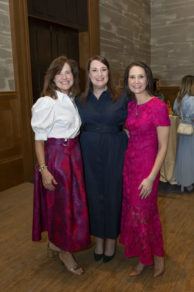 JLD Sustainer President Sally Dutter, JLD Milestones Luncheon Co-Chair Lauren Combest, and JLD President Tandra Allen (Photo by Tamytha Cameron and Celeste Cass)