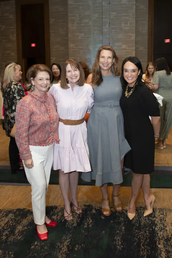 Jan Baldwin, Monica Christopher, 2026 JLD Milestones Luncheon Chair Diana Hamilton, and JLD Sustainer President-Elect Joanna Clarke (Photo by Tamytha Cameron and Celeste Cass)