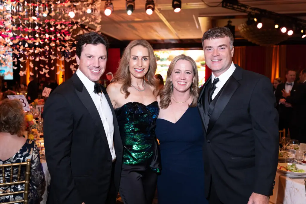 Jeff & Brooke Gunst, Wellesley & Geoff Fraser at the Promise Ball (Photo by Daniel Ortiz)