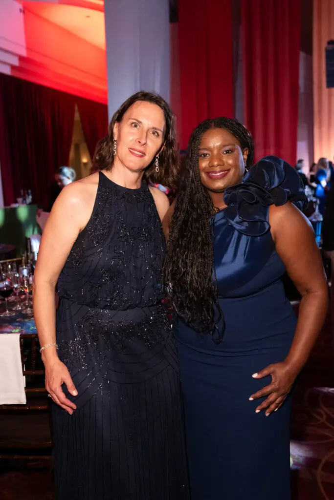 Meg Booth & Tejuana Edmond at Performing Arts Houston's Kaleidoscope Ball  (Photo by Daniel Ortiz)