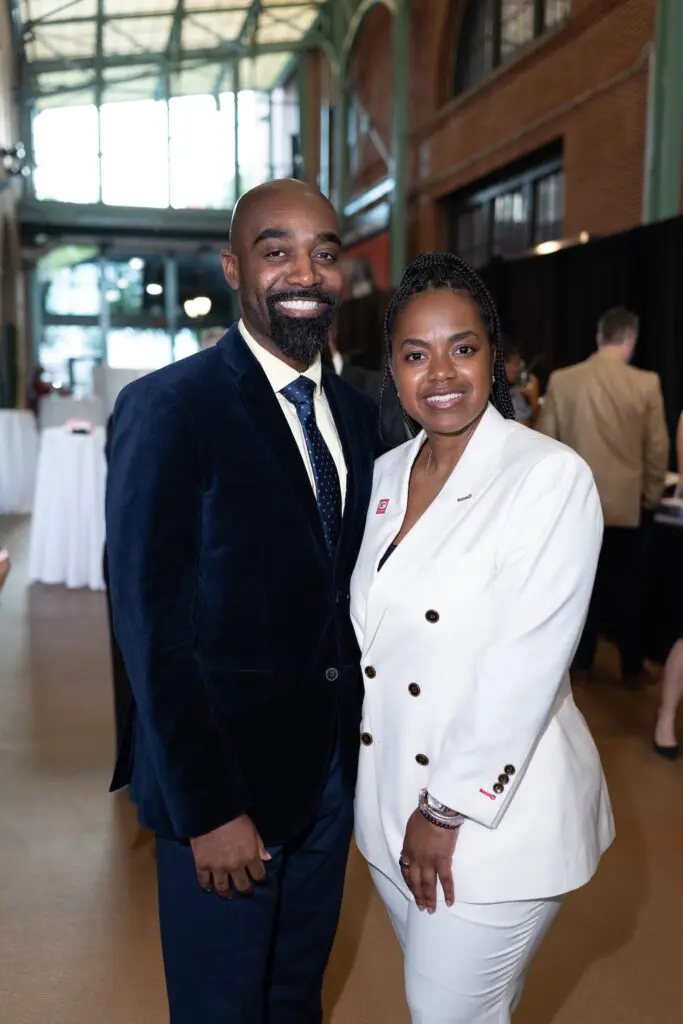 Travis Rolfe & Whitney Sisney at the Girls Inc. All Stars Night for Girls dinner (Photo by Daniel Ortiz)