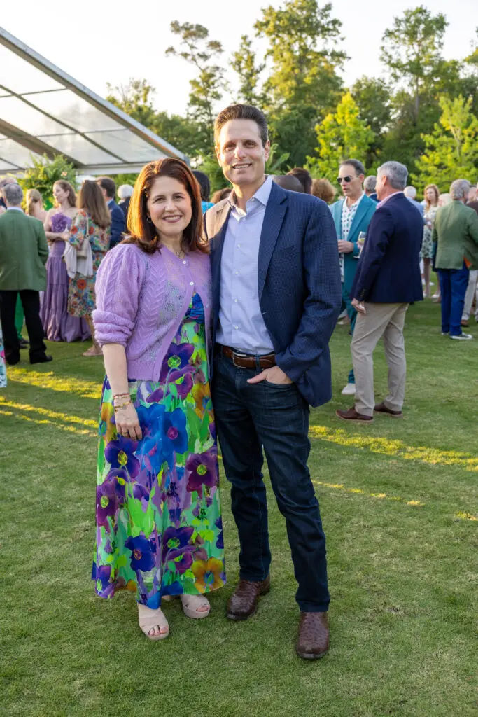 Lisa Helfman & Lee Haverman at the Memorial Park Conservancy gala.  (Photo by Jenny Antill )