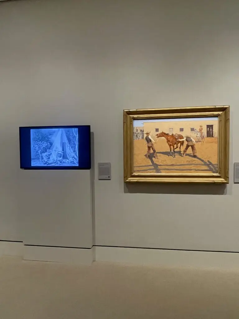 Find film clips alongside the paintings and sculptures they inspired. (Photo by Amanda Ogle)