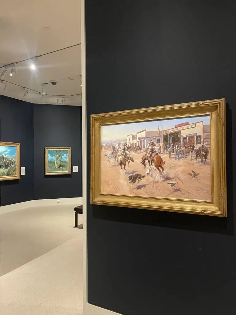 The museum showcases numerous works from Russell, Remington, and more. (Photo by Amanda Ogle)