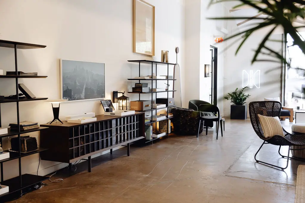Pholio Co equips hospitality, commercial, and residential designers to "tell stories through the artistic assembly of curiosities" through their highly-curated, to-the-trade-only showroom. (Photo by Vanessa Chavez)