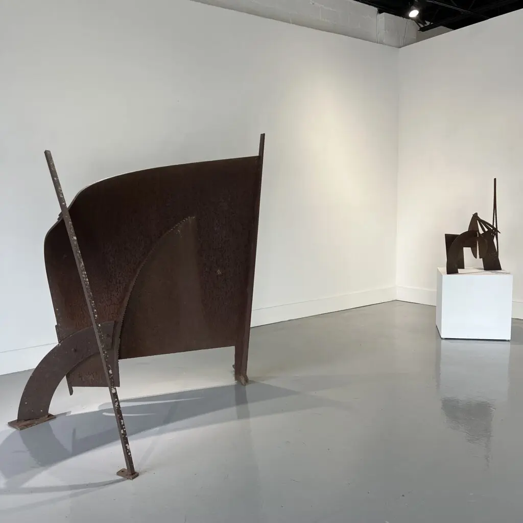 An installation view of "Mac Whitney: Scuptures from the 1970s," a posthumous exhibit in honor of late sculptor Mac Whitney at Kirk Hopper Fine Art in Dallas from March 8-May 24, 2025. (Courtesy Kirk Hopper Fine Art, Dallas)