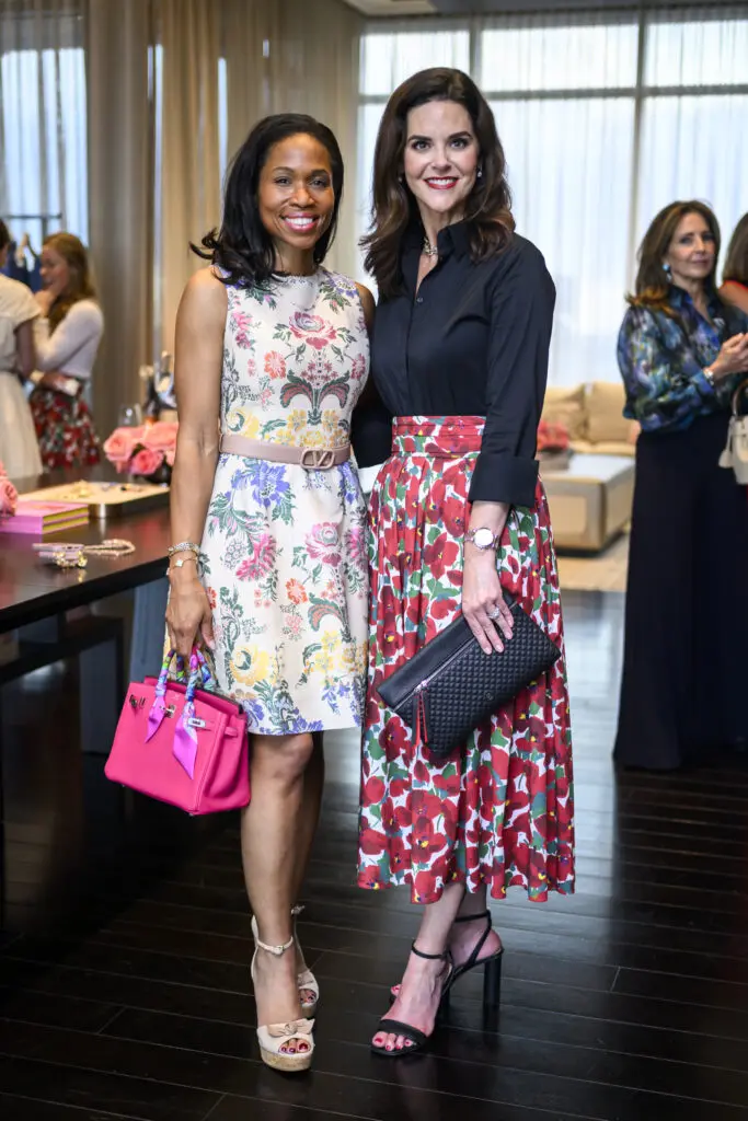 Roslyn Bazzelle Mitchell, Ann Ayre at the Carolina Herrera fête (Photo by Michelle Watson, CatchlightGroup.com)
