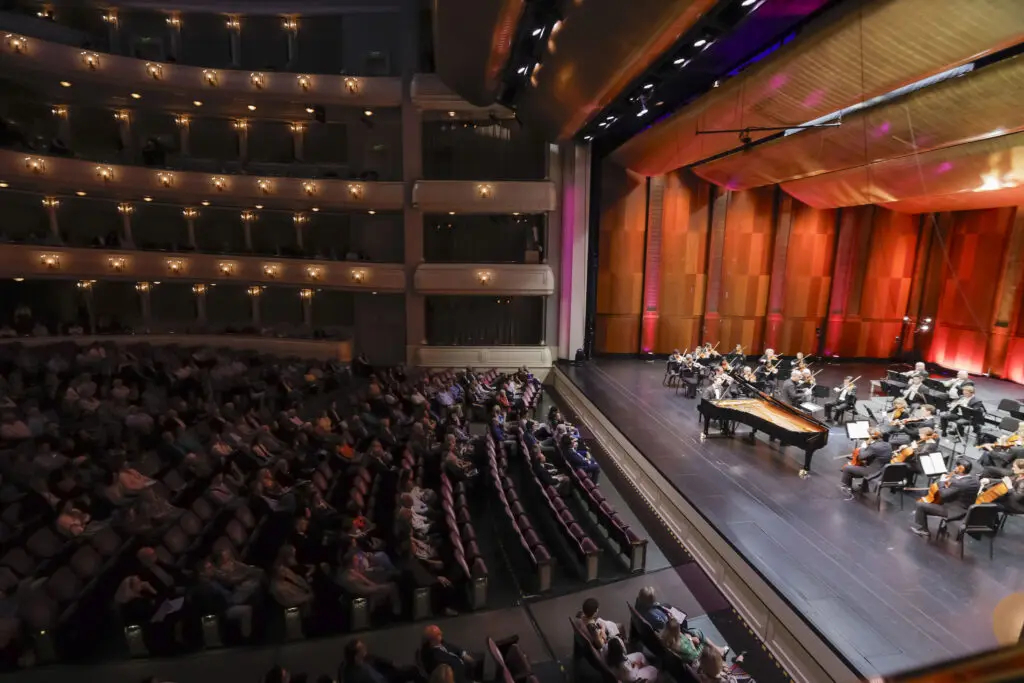 Competitors performed Mozart concerts as part of the semifinal round of the 17th Van Cliburn International Piano Competition. (Photo by Brandon Wade)