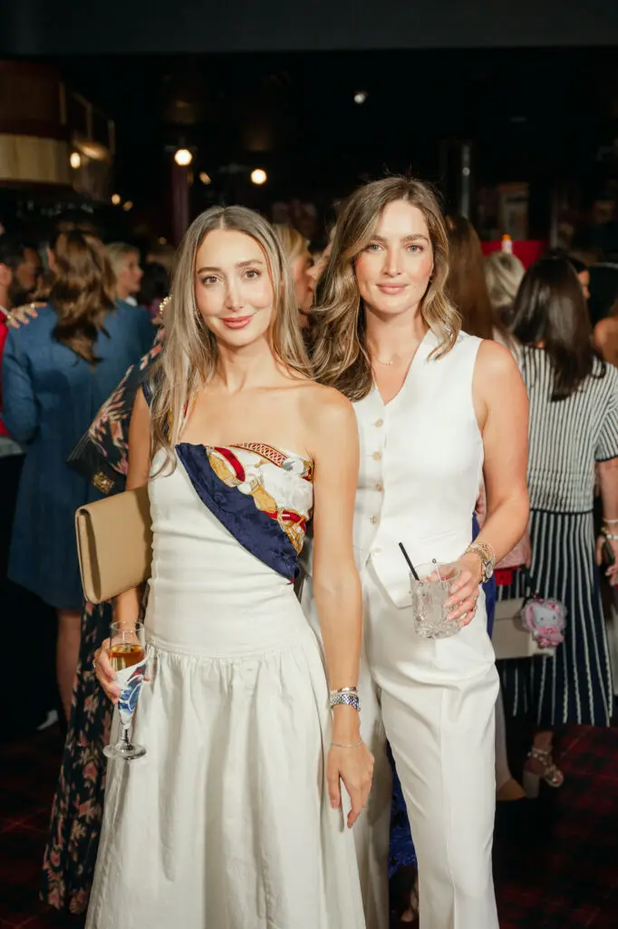 Chiara Casiraghi, Demi McCormack at the Houston Texans/Christy Lynn fashion reveal at Drake's Hollywood. (Photo by SI VO Photography)