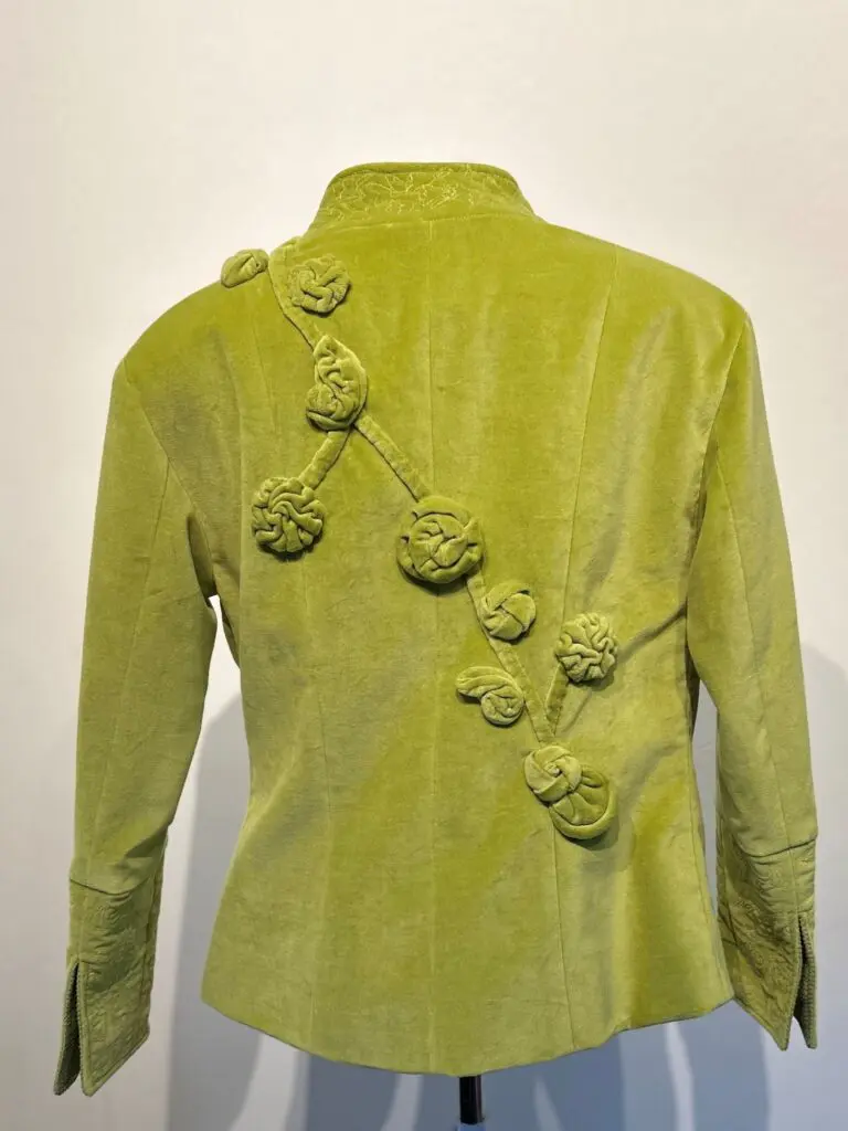 Artist Susan Hollingsworth lives locally, but her art draws inspiration from the many countries that she has lived in. (Photo courtesy of Sukaz Jackets)