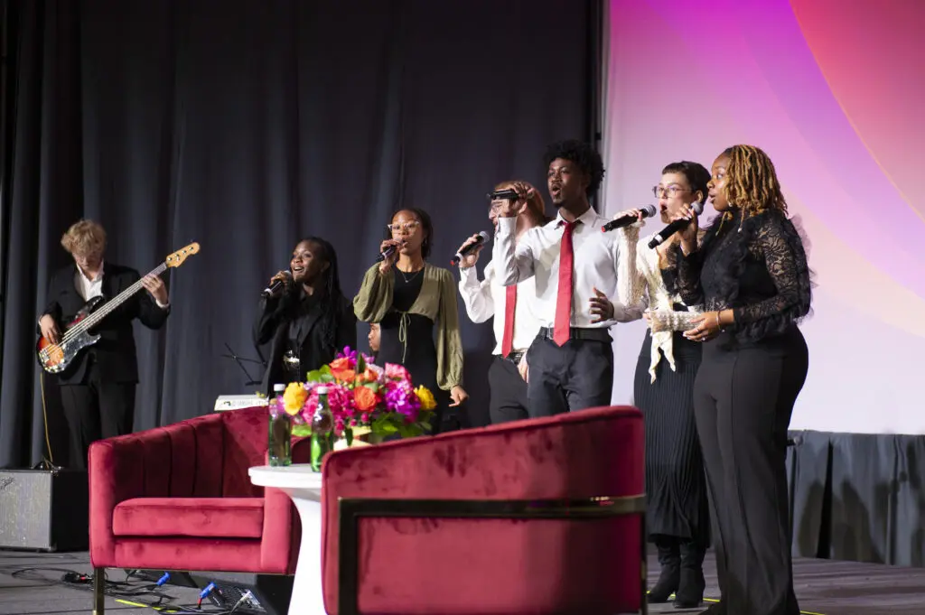Students from Booker T. Washington High School for the Performing and Visual Arts (Photo by Tamytha Cameron and Celeste Cass)