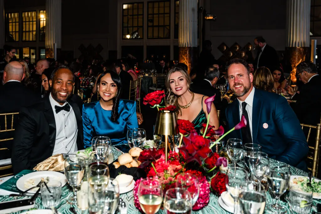 CEO Foundation gala chairs Bamrom & Denise Jonathan, Melissa & Chris Harrington (Photo by Versa Creative)