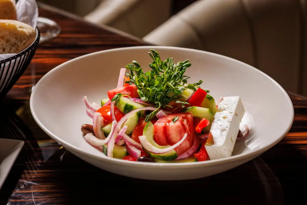 We recommend starting with the Mediterranean Salad at Urban Italia. (Photo by Samantha Marie Photography)