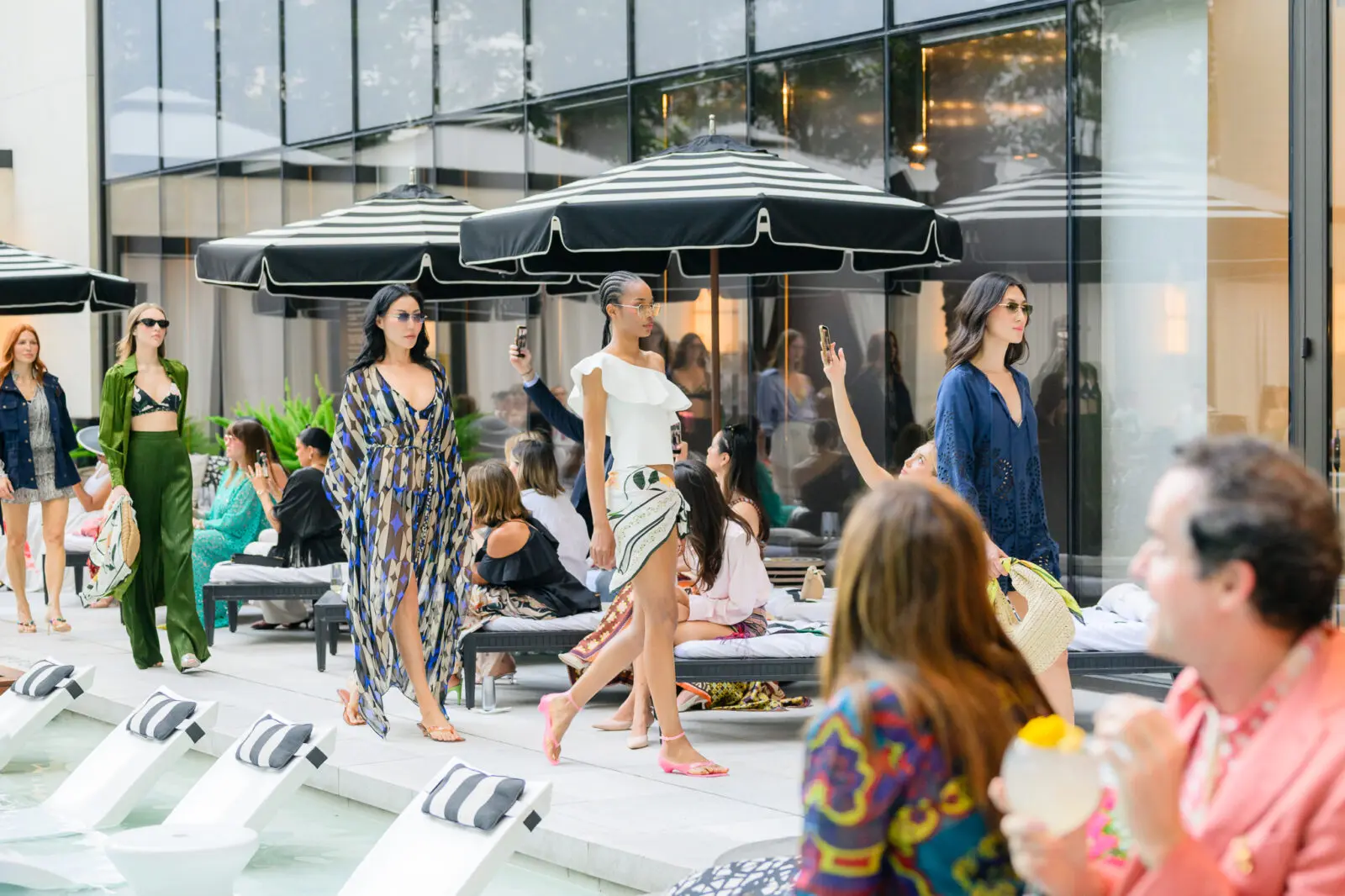 Diving Into Swimwear at The Posh Post Oak Hotel Pool — Christy Lynn Keeps It Bikini Chic