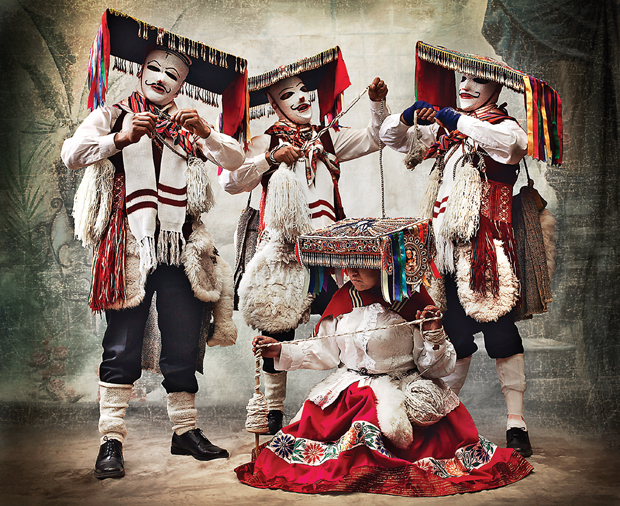 Qhapâq qolla dance costume, District and province of Paucartambo, Cusco, Peru 2010