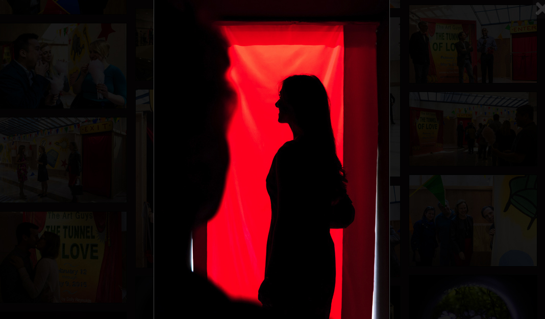 Take a sneak peek inside "The Tunnel of Love." Slyworks Photography/Shau Lin Hon.