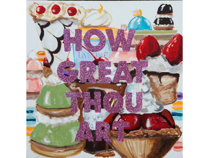 "How Great Thou Art" courtesy Ashley Longshore Art.