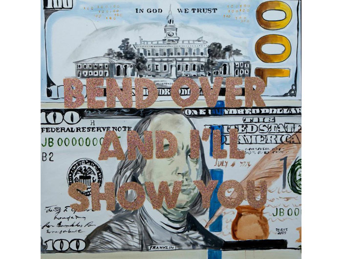 "Bend Over And I'll Show You" courtesy Ashley Longshore Art