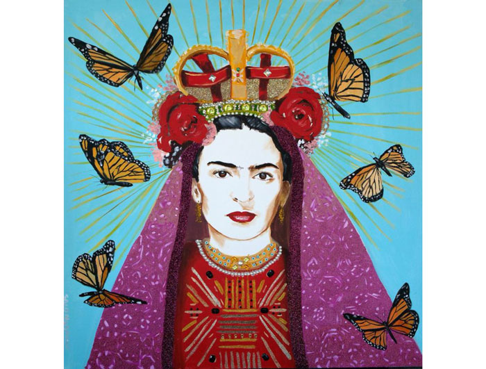 "Frida as La Madre" courtesy Ashley Longshore Art