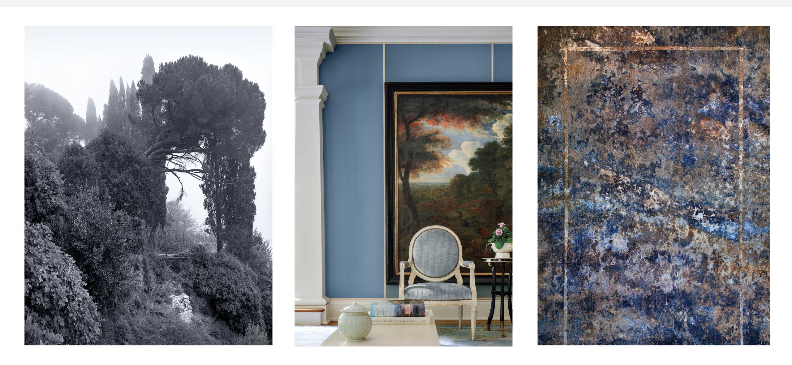 Three works from architectural photographer, Durston Saylor's "Circumstantial Evidence" exhibit, opening 4/30/15 at the Decorative Center, Houston.