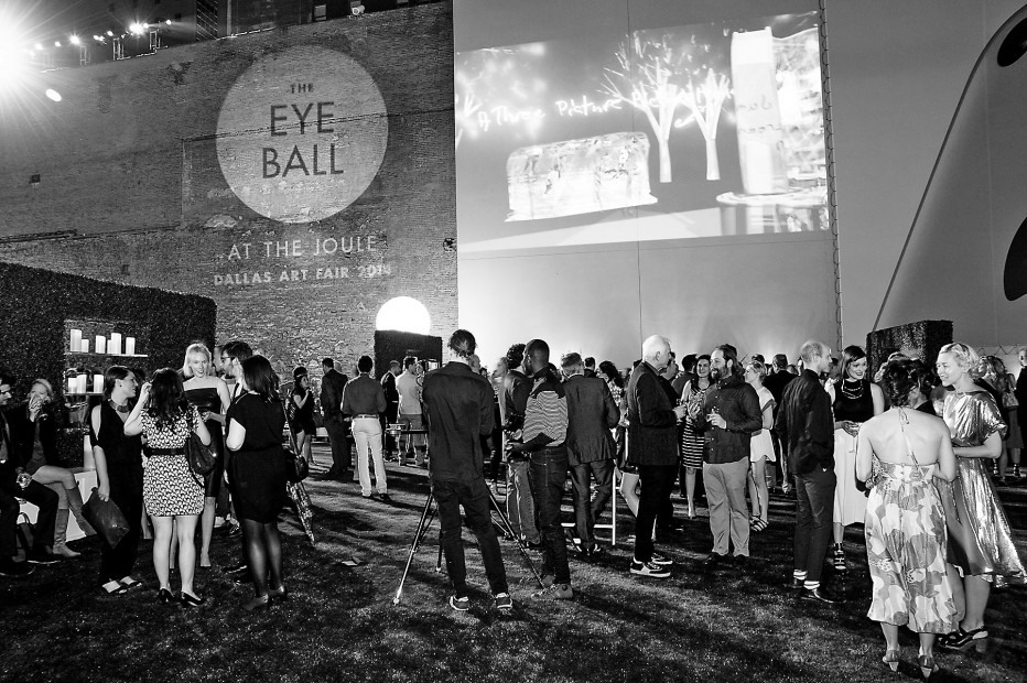 The scene at The Eye Ball at The Joule hotel, Dallas Art Fair 2014