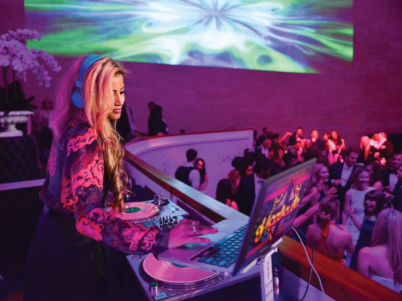 DJ Kalkutta on the decks at the 2014 Houston Symphony Ball