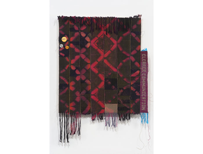 Josh Faught at Lisa Cooley, exhibited Frieze, caught our attention. 