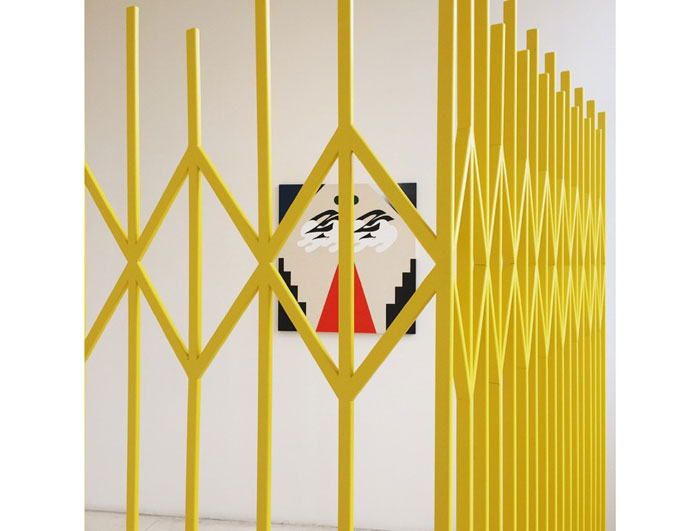 Math Bass' "Off the Clock" at MoMA PS1 offered another chance to see the artist. Photo Debra Barrera.