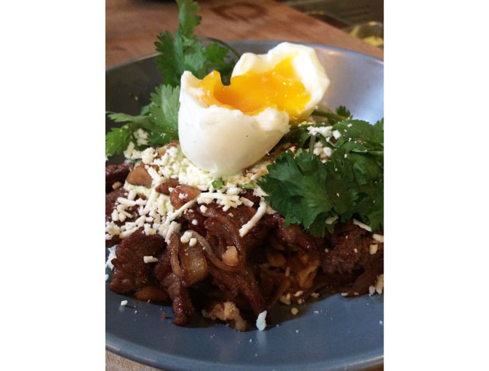 Grilled Buffalo Rice Bowl at  Benjy's 