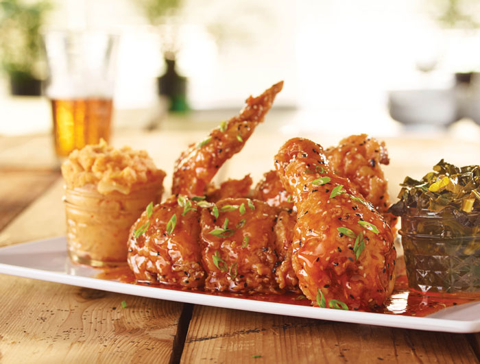 Korean fried chicken at Table 57 