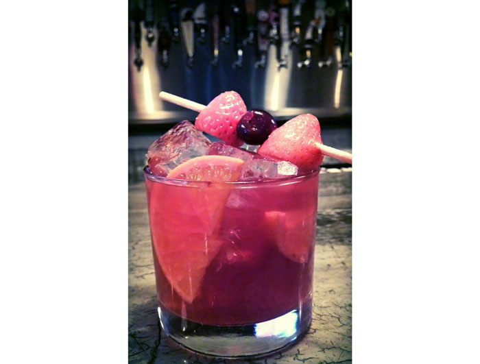 Sangria at Wooster's Garden 