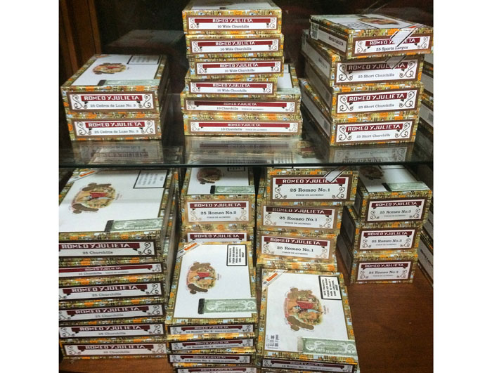 Romeo and Juliet cigar boxes