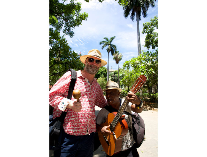 Tearlach Hutcheson makes a friend in Weapons Square.