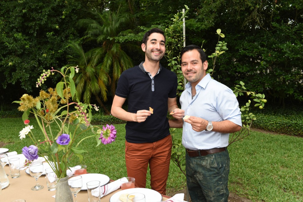 George Alpizar and Alfredo Ledesma enjoy the outdoors.