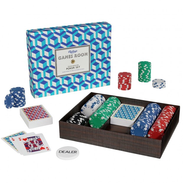 Poker set, at Nest Dallas