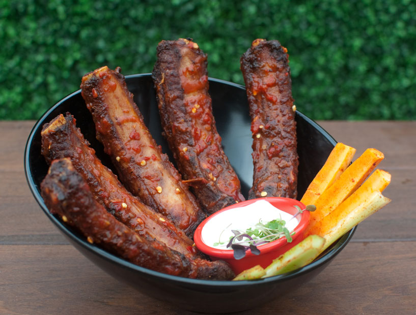 Try the buffalo spare ribs at newly opened Lincoln Bar + Kitchen. 