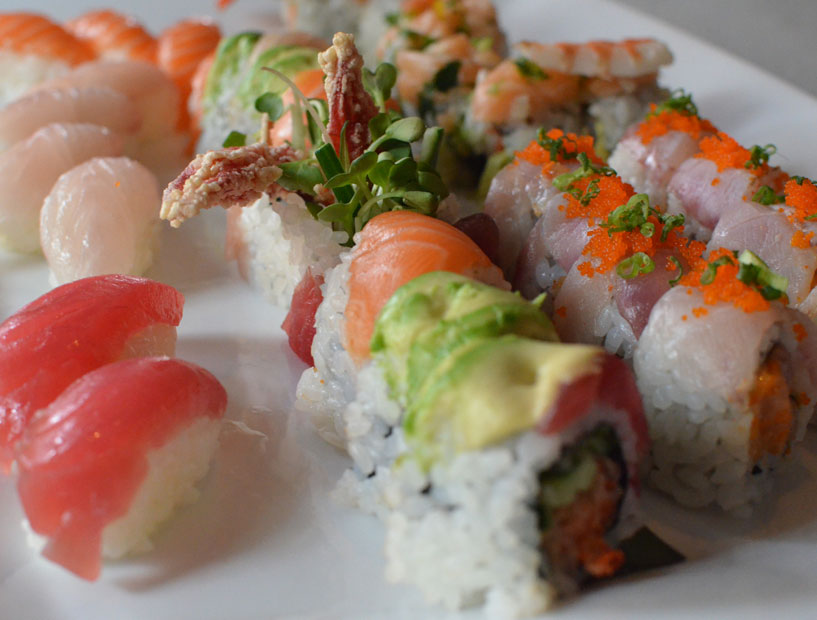 Cant pick just one? Go for an assortment of sushi rolls at The Fish's happy hour. 