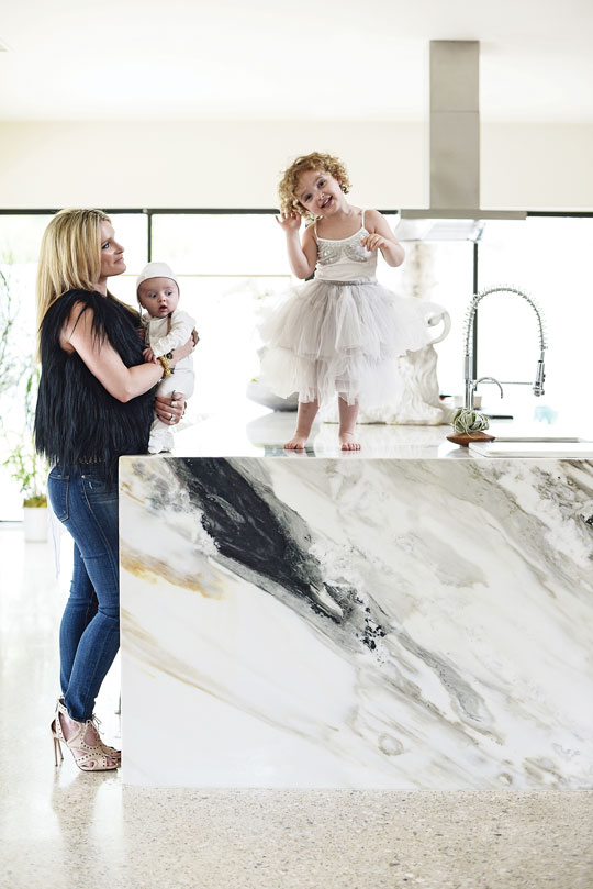 Clair, Slayton and 4-month-old Rhett.