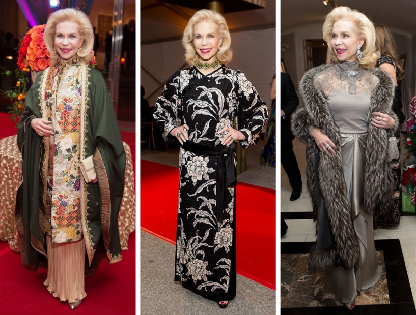 Birthday girl Lynn Wyatt at the MFAH Islamic Gala, the Asia Society Tiger Ball
Photo Credit: Wilson Parish, Jenny Antill Clifton