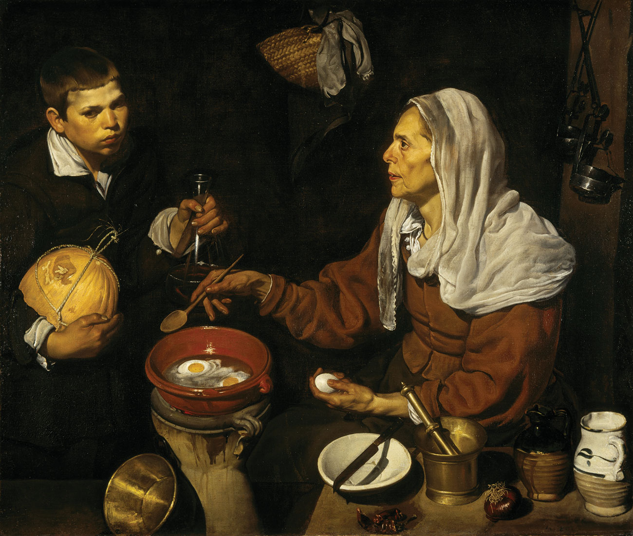 Velazquez_OldWomanCookingEggs