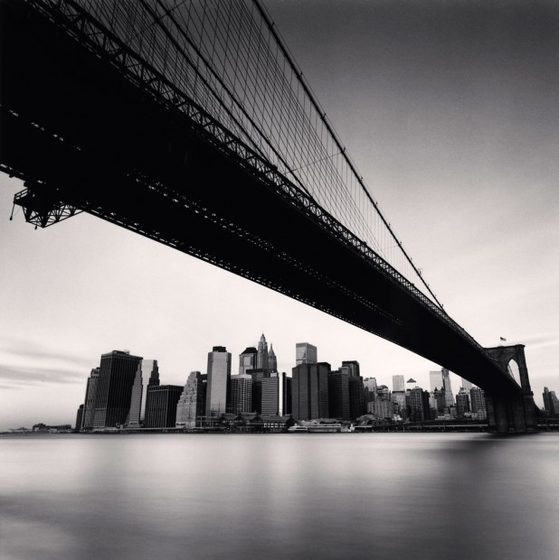 Michael Kenna's "Brooklyn Bridge, Study 1, New York, USA," 2006