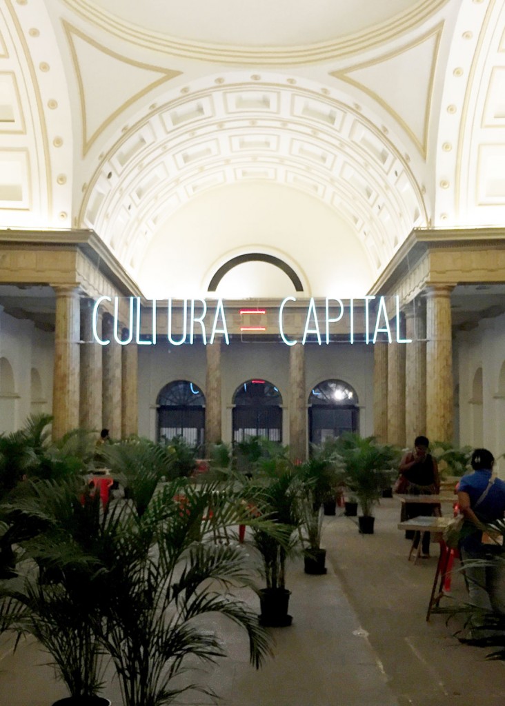 Alfredo Jaar’s installation at Casa França-Brasil in Rio de Janeiro